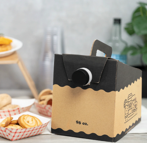 COFFEE BOX 96z BROWN 25CS  CS-BTC96G