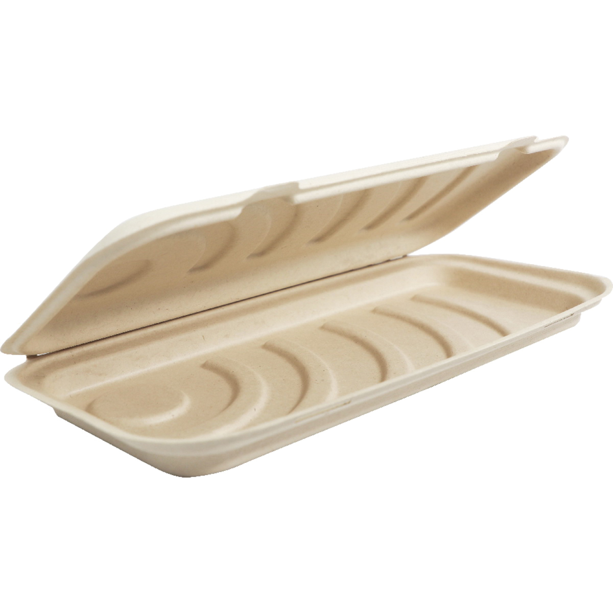 PIZZA BOX 13.5x6.5x1.25" 200CS  FIBER FLAT BREAD 