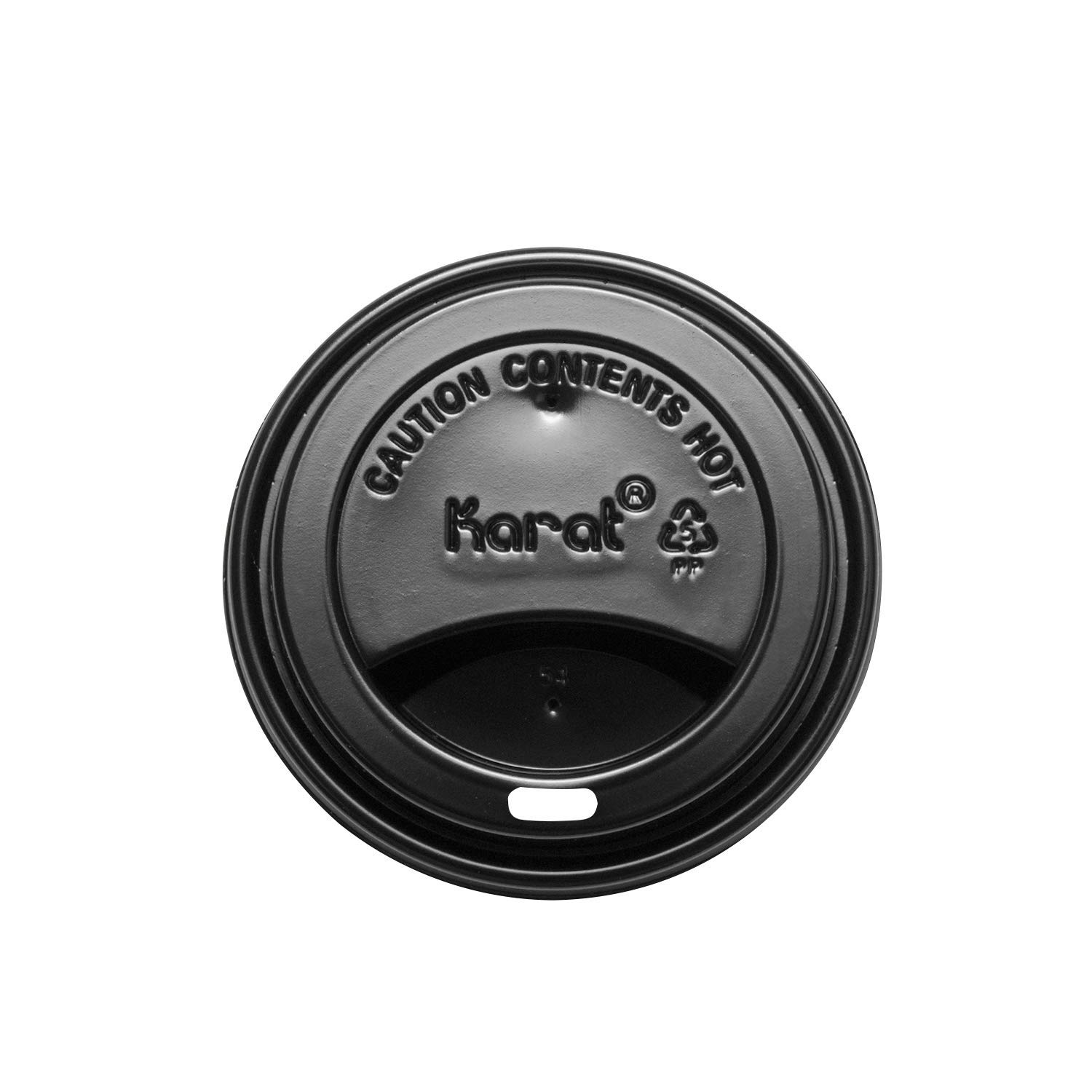 LID FOR 08z HOT CUP BLACK 1M  C-KDL508B