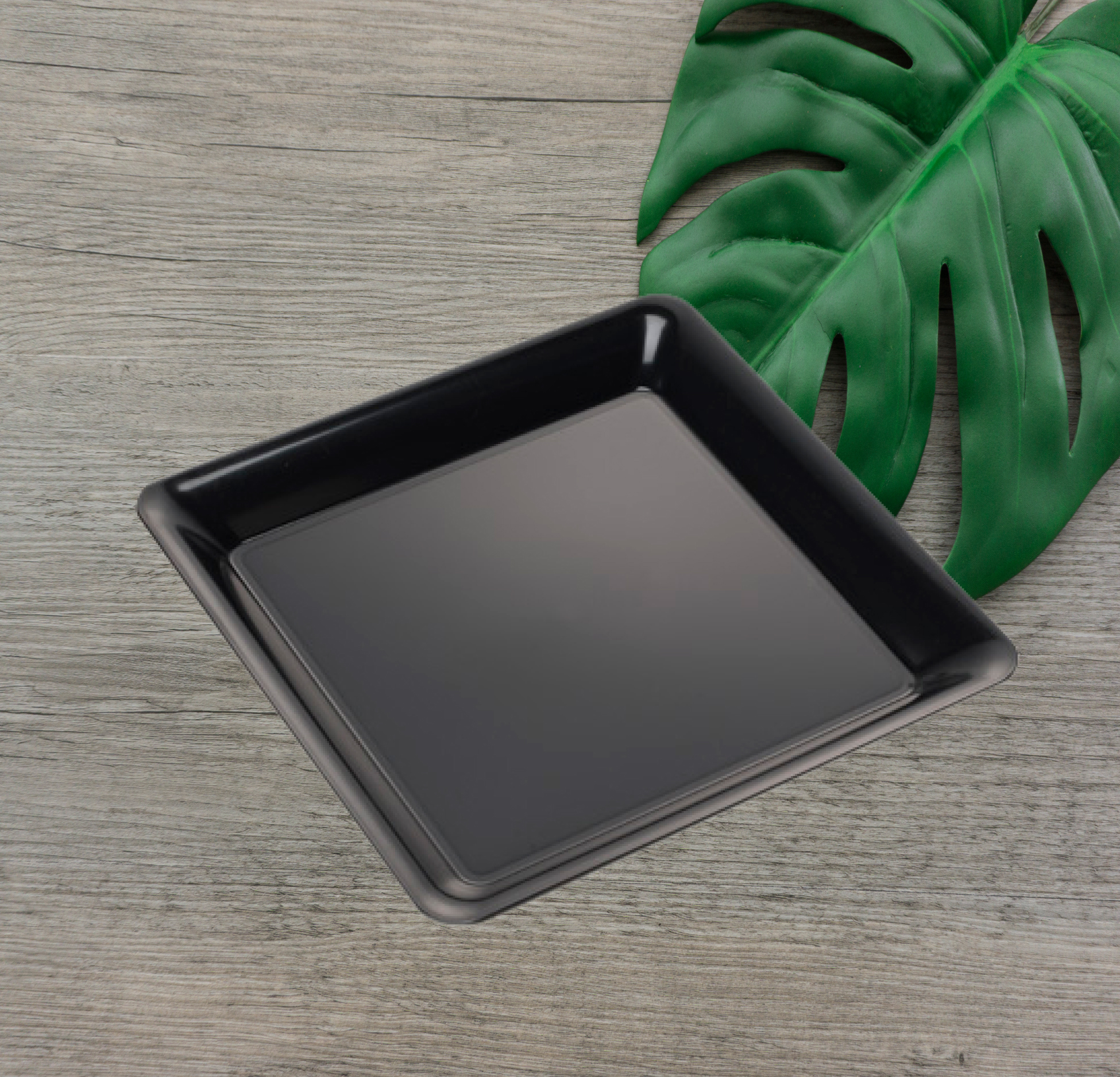 10.75&quot; x 10.75&quot; Polypropylene Square Tray