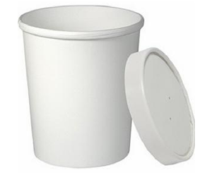 CONT PAP FOOD HC 16Z WH CMB  250CS KHB16A