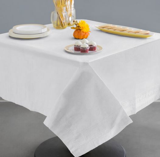 TABLE CVR 54X54 WHT 3PLY 50/CS