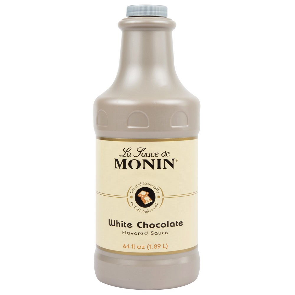 MONIN WHITE CHOCO SAUCE 4/64z