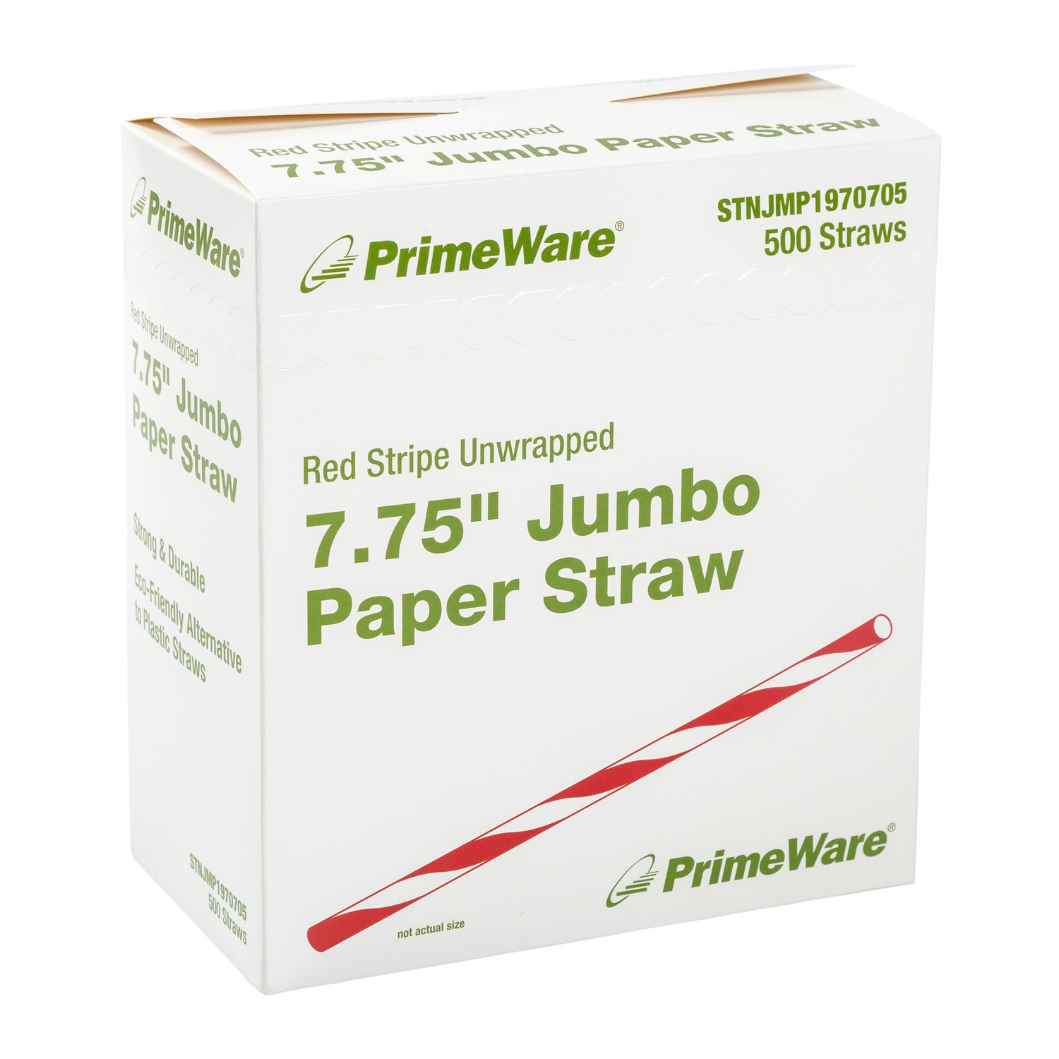 STRAW PAPER 7.75 UNWRP GIANT  RED 8/500 