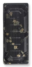 SUSHI TRAY BLK/CLR 600C JT01